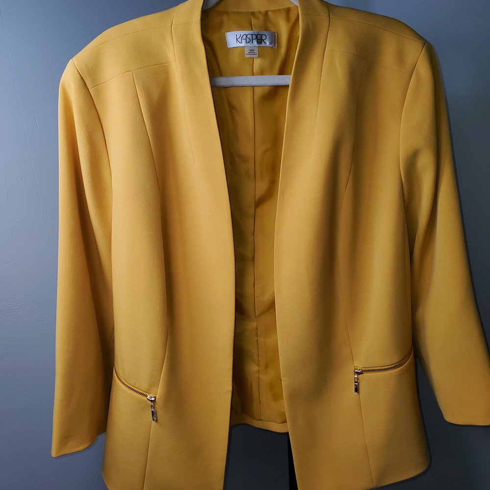 Kasper Yellow Blazer